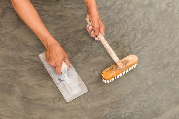 Driveway Concrete Staining in Marysville